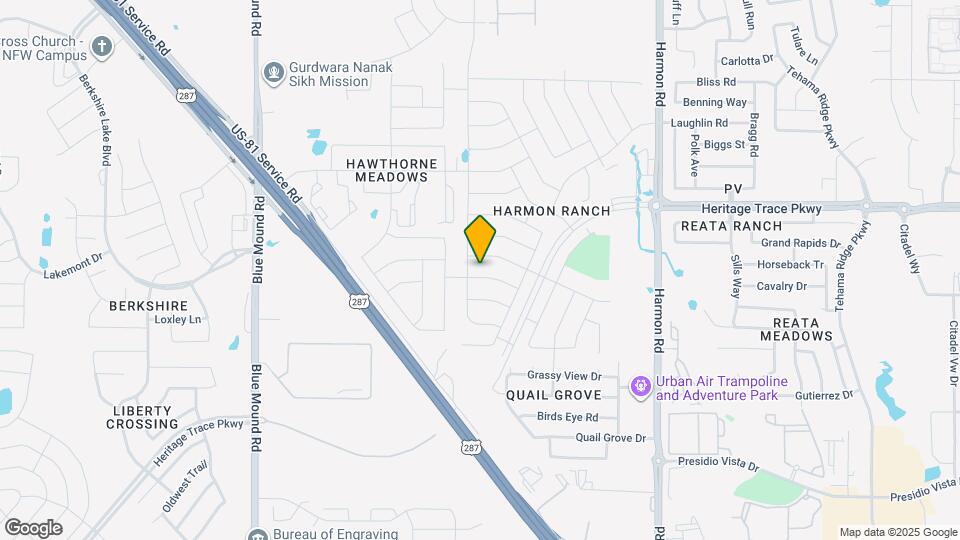 1309 Needle Cactus Dr Map and Location Details