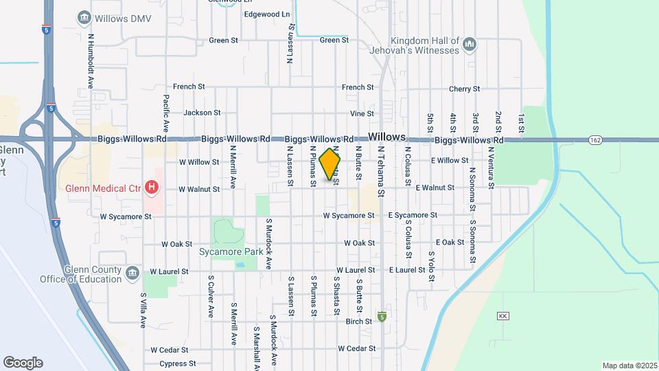 205 N Shasta St Map and Location Details