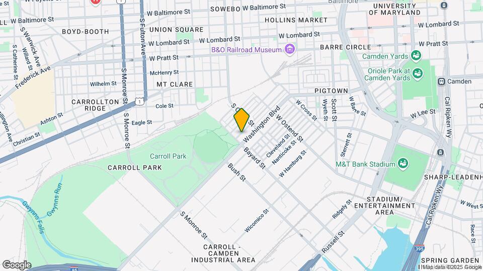 1343 Sargeant St Map and Location Details