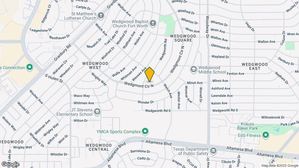 5908 Wedgmont Cir N Map and Location Details
