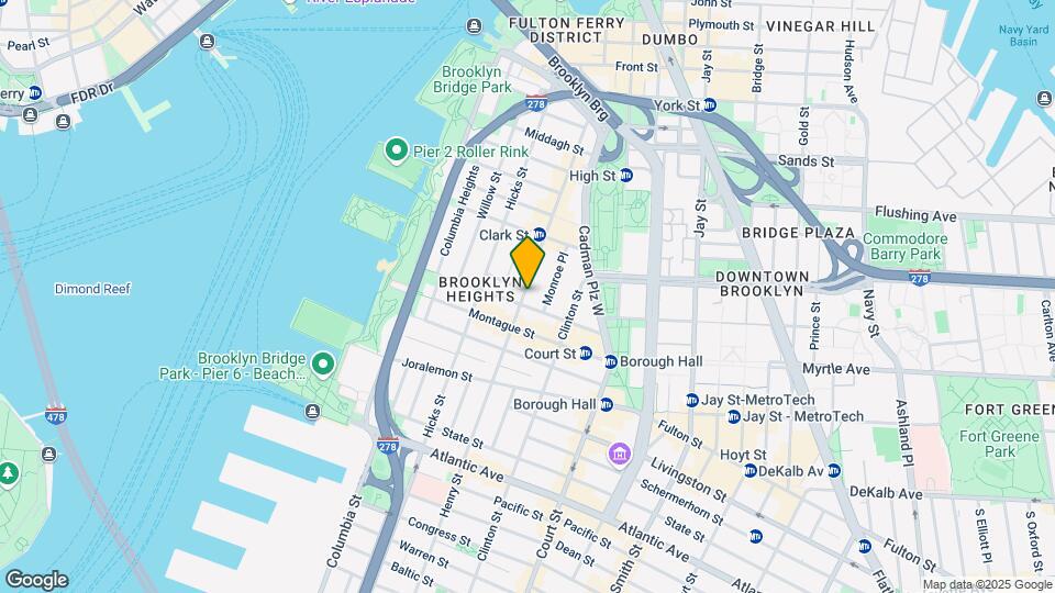 95 Pierrepont St Mapa y Detalles de la Ubicación