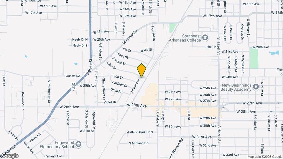 2401 Howard Dr Mapa y Detalles de la Ubicación