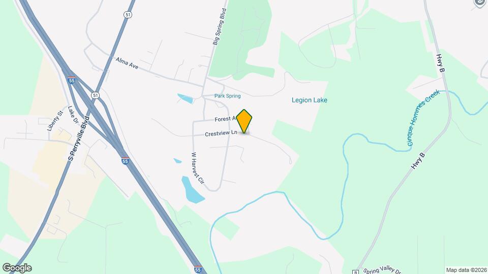 905 Crestview Ln Map and Location Details