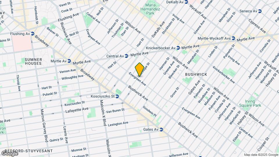 279 Evergreen Ave Mapa y Detalles de la Ubicación