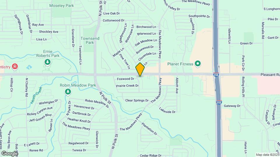 820-822 Shadywood Ln Mapa y Detalles de la Ubicación