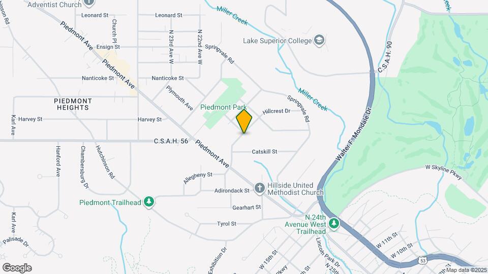 2302 Hillcrest Dr Map and Location Details