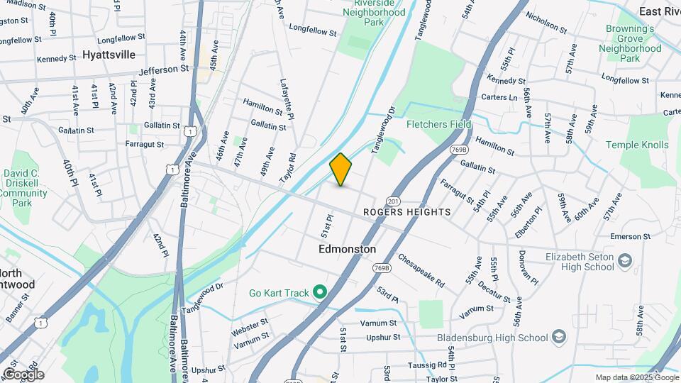 5113 Emerson St Map and Location Details