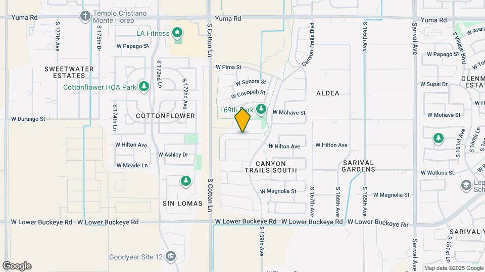 16974 W Hilton Ave Map and Location Details