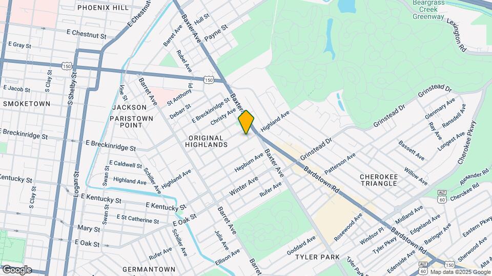 1519 Highland Ave Mapa y Detalles de la Ubicación