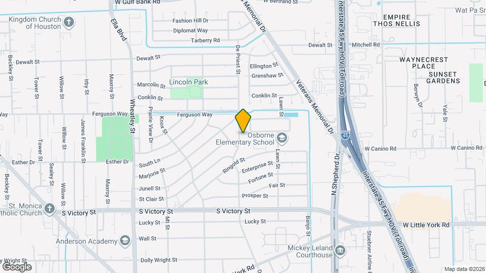 8118 De Priest St Map and Location Details