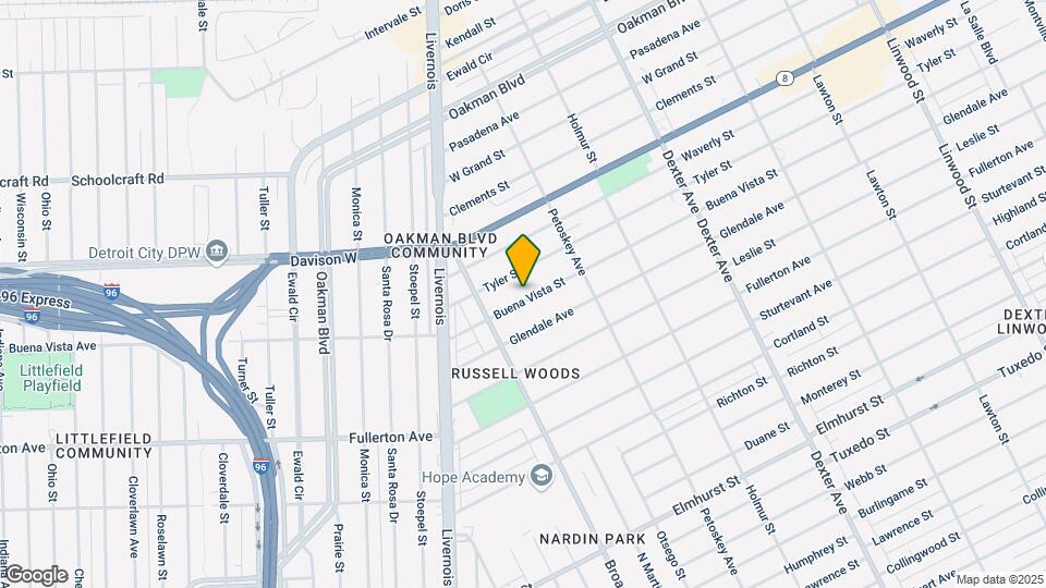 4336 W Buena Vista St Map and Location Details