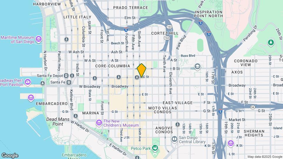 1055 6th Ave Map and Location Details