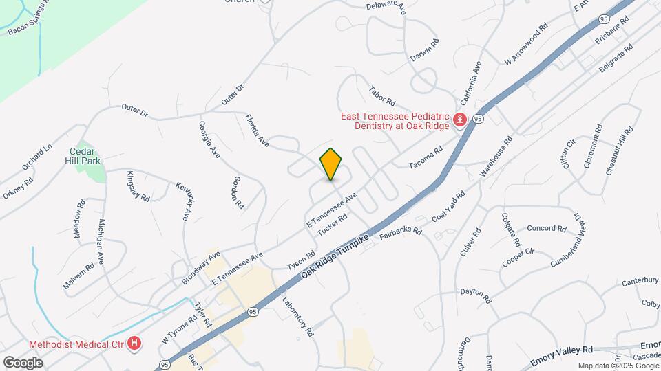 307 Florida Ave Map and Location Details