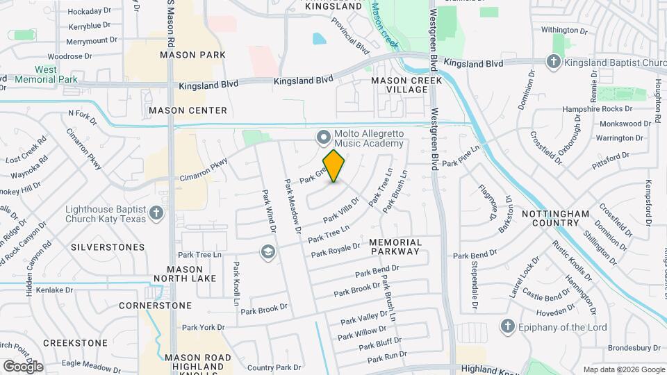 21311 Park Rock Ln Map and Location Details