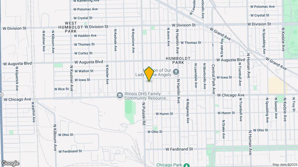 844 N Harding Ave Map and Location Details