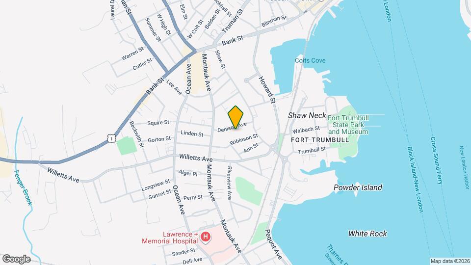 38 Denison Ave Map and Location Details