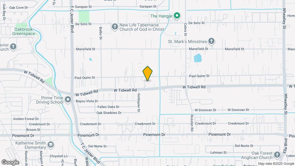 2592 W Tidwell Rd Map and Location Details