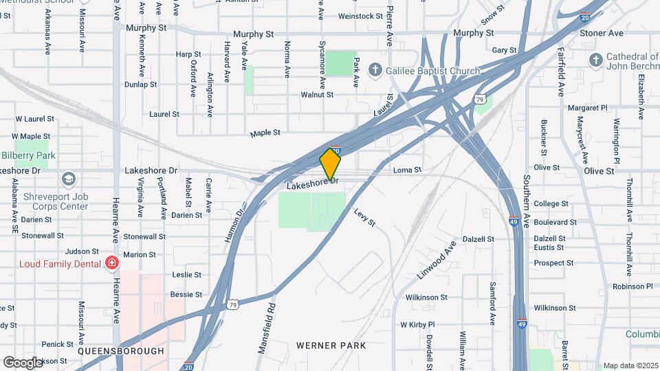 1725 Lakeshore Dr Map and Location Details