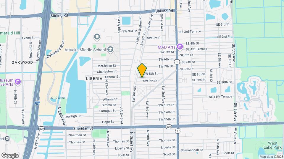 278 SW 9th St Map and Location Details