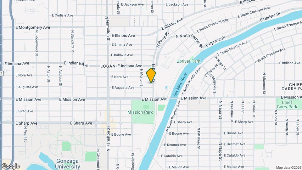 1227 E Augusta Ave, Unit A Map and Location Details