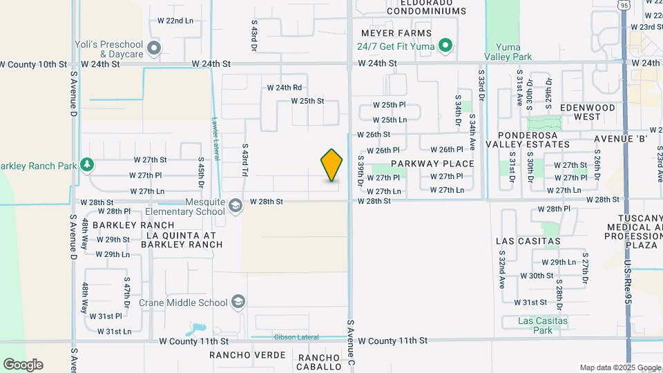4124 W 27th Ln Map and Location Details
