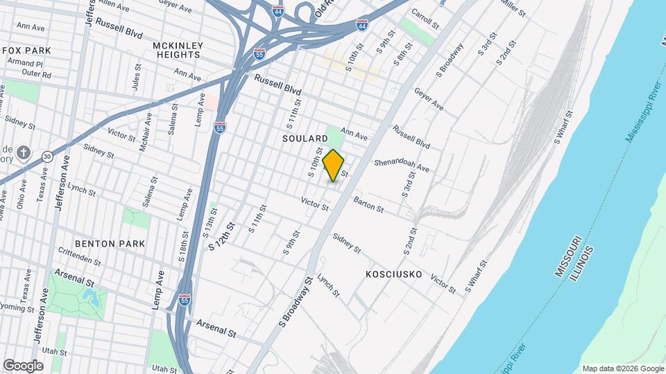 2354 S 9th St, Unit 2354 Map and Location Details