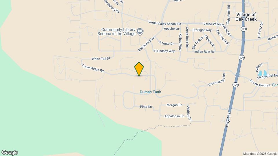 1040 Crown Ridge Rd Map and Location Details