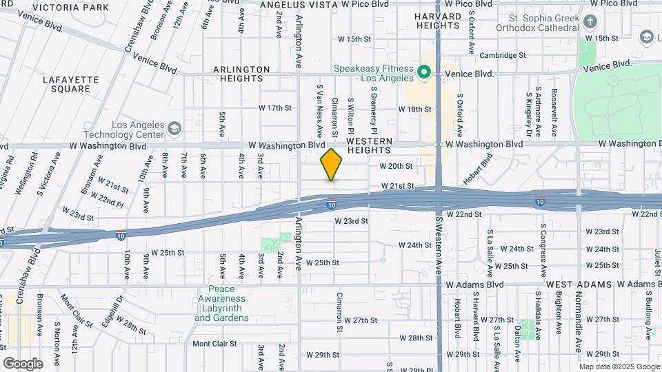2111 Cimarron St Mapa y Detalles de la Ubicación