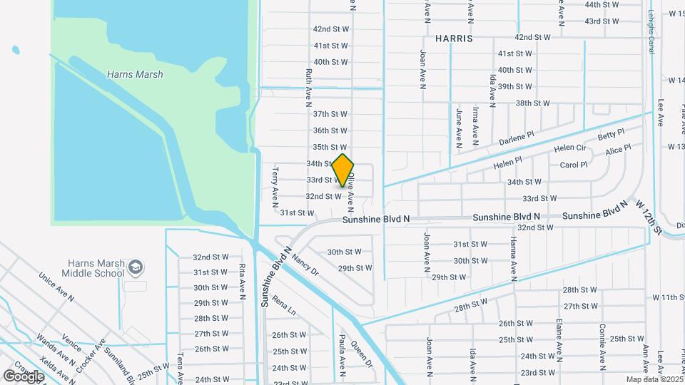 3202 32nd St W Map and Location Details