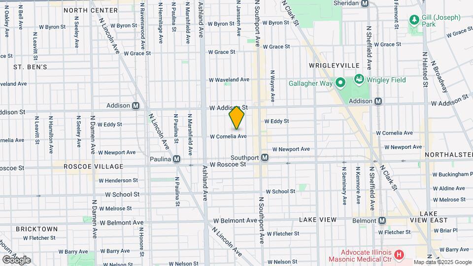 3501 N Greenview Ave, Unit 1 Map and Location Details
