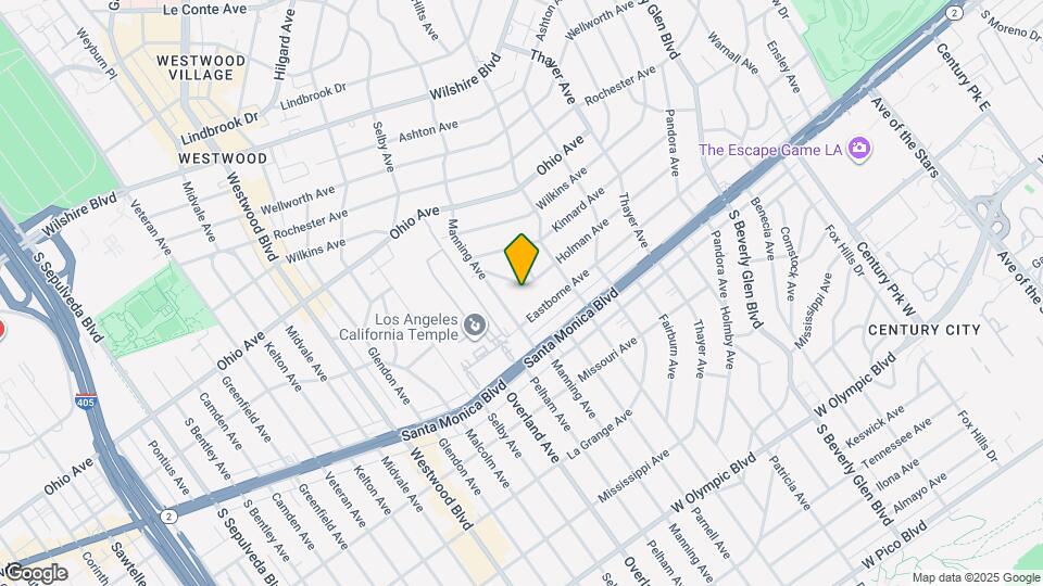 10650 Holman Ave, Unit 307 Mapa y Detalles de la Ubicación