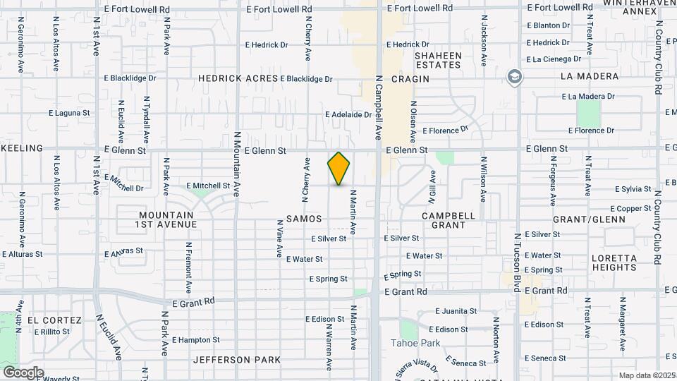 1716 E Mitchell St Map and Location Details