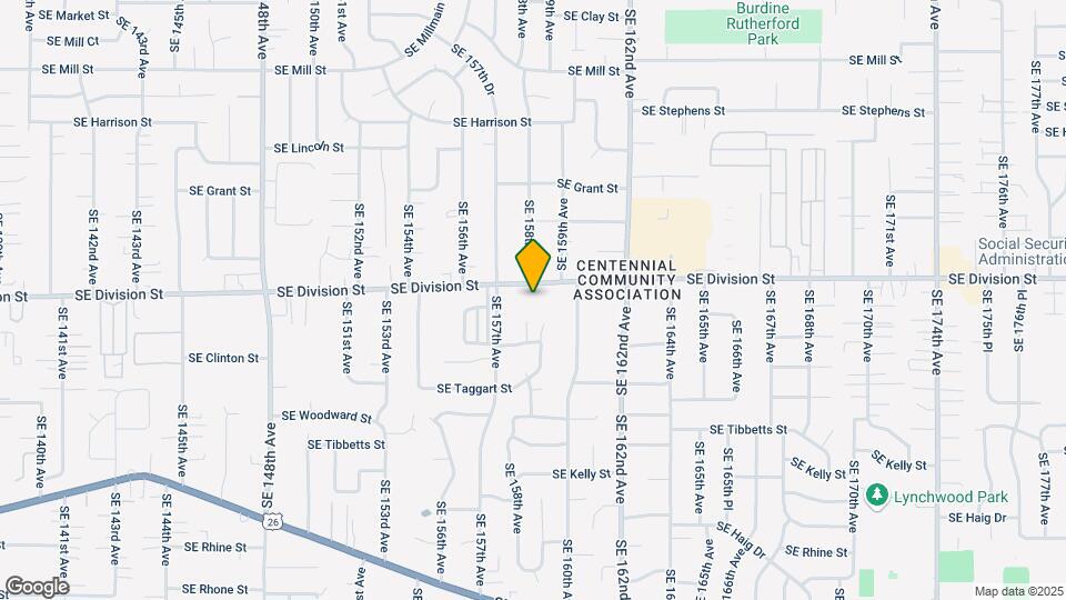15812 SE Division St-Unit -28 Map and Location Details
