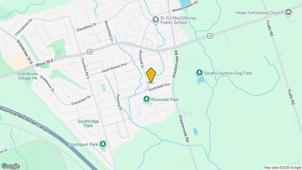 111 Rosswell Dr Map and Location Details