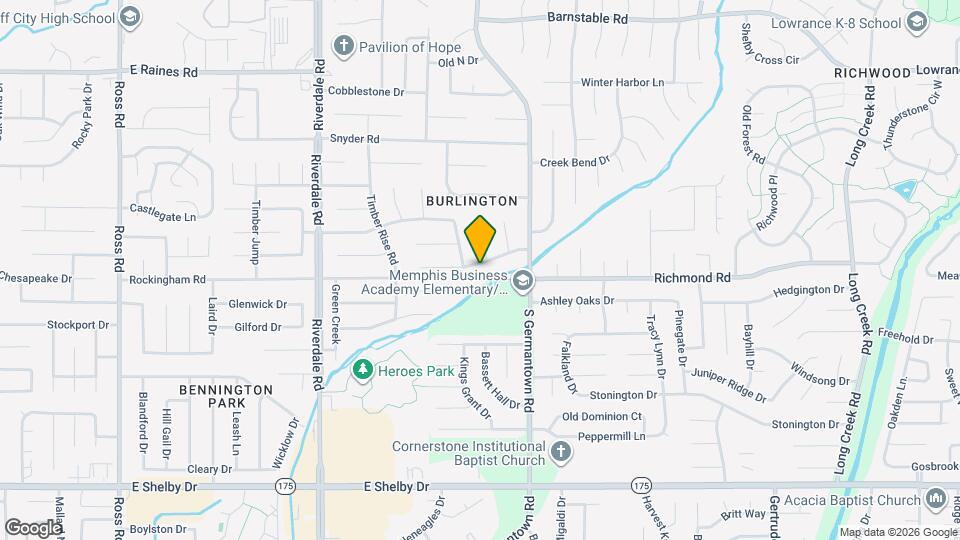 7161 Oak Chase Ln Map and Location Details