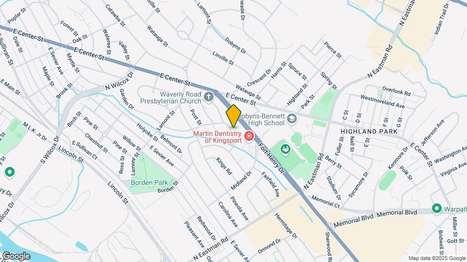 1542-1550 Waverly Rd Map and Location Details
