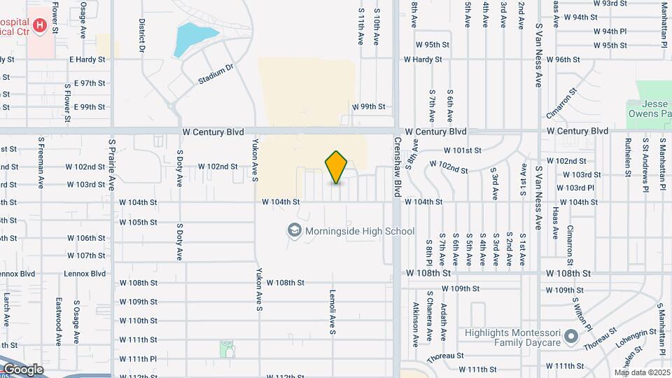 10231 England Ave Map and Location Details