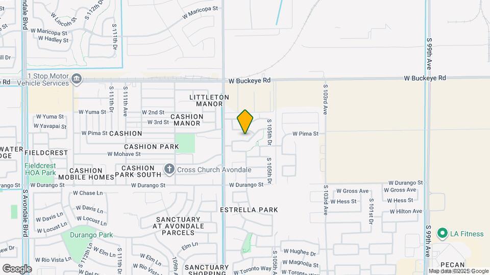 10612 W Sonora St Map and Location Details