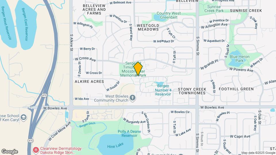 12317 W Gould Ave Map and Location Details