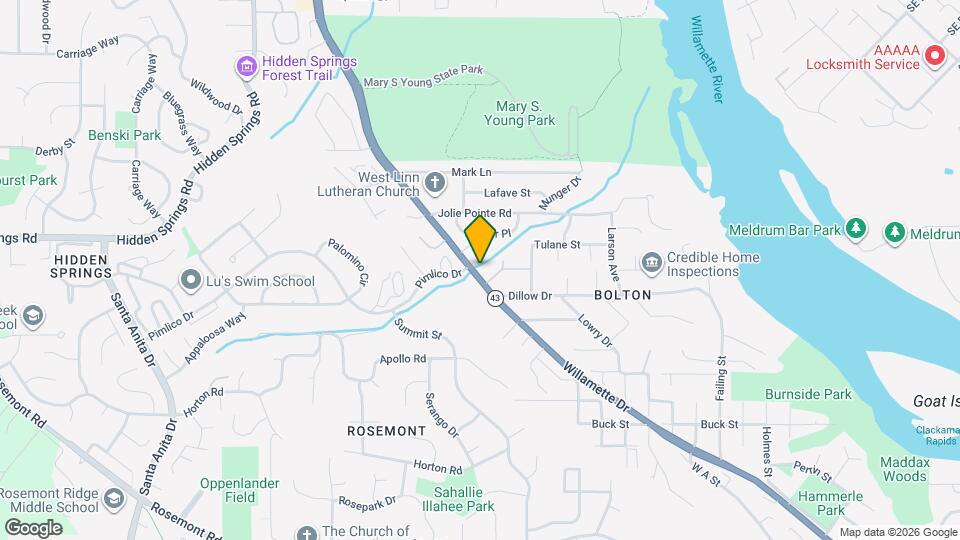 20630 Willamette Dr Map and Location Details