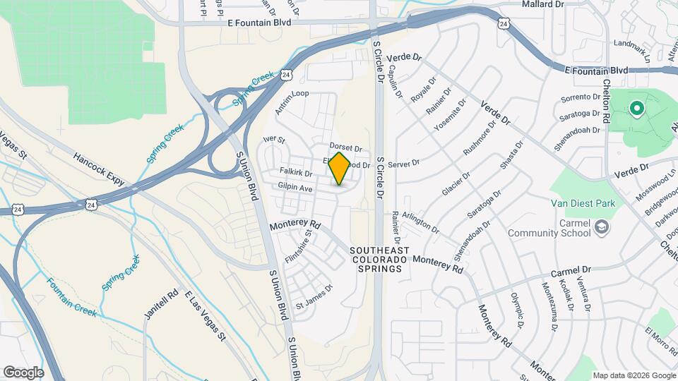 2528 Gilpin Ave Map and Location Details