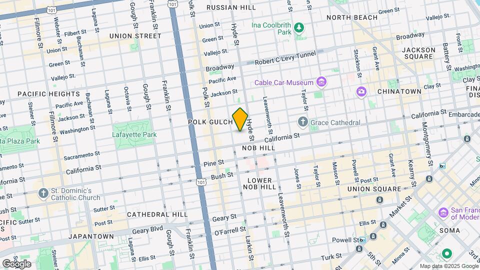 1565 Sacramento St Map and Location Details