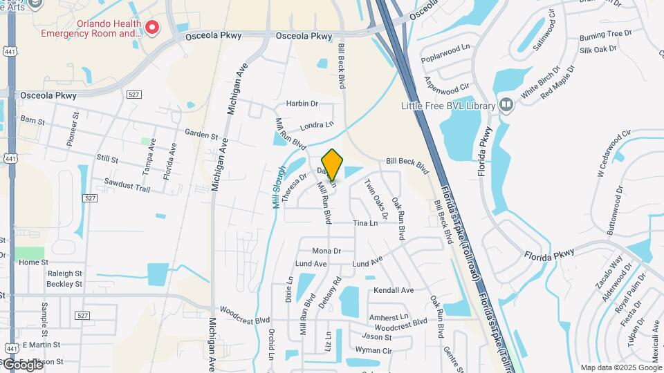 2928 Dana Ln Map and Location Details