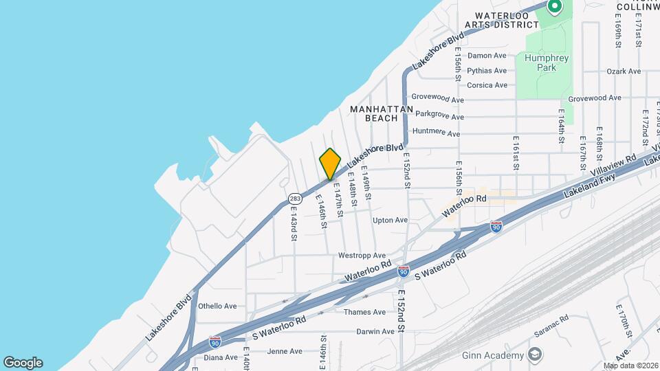 14628 Lakeshore Blvd Map and Location Details