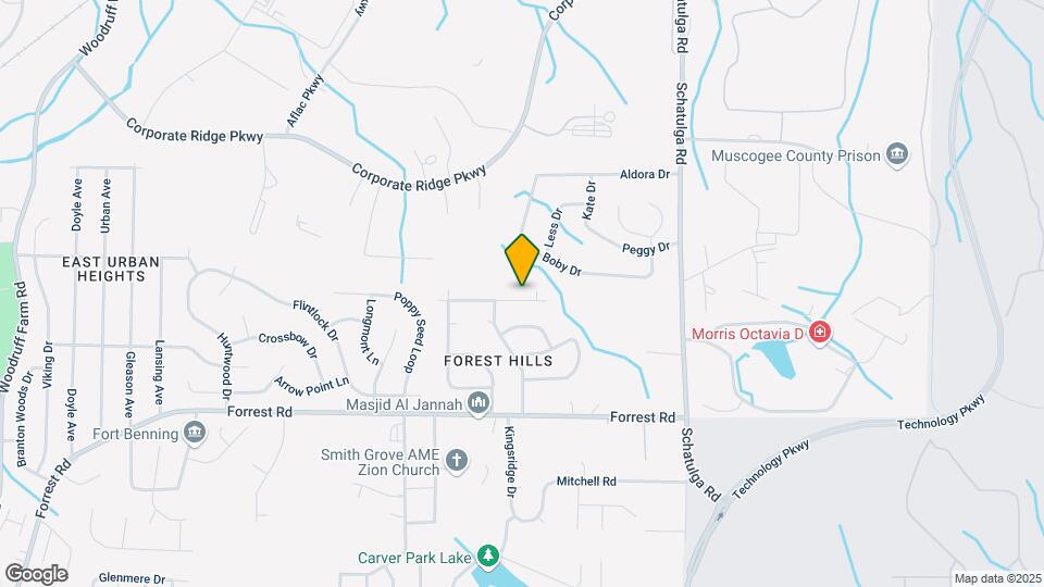 6623 Foxboro Dr Map and Location Details