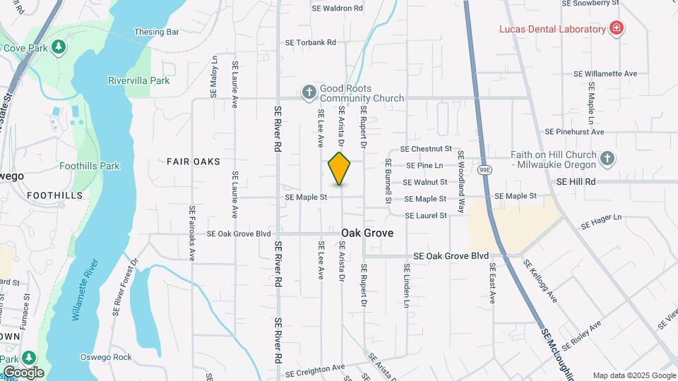 14603 SE Arista Dr Map and Location Details