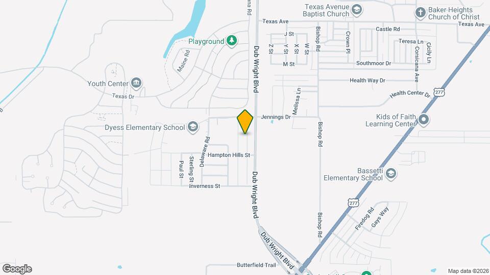 2886 Glennster St Map and Location Details