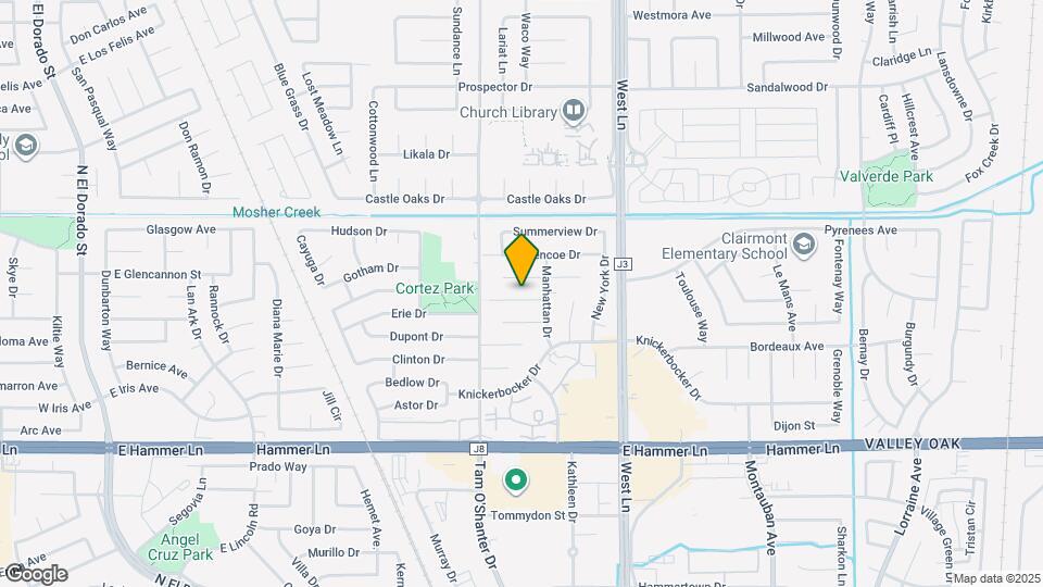 1031 Fallbrook Dr Map and Location Details