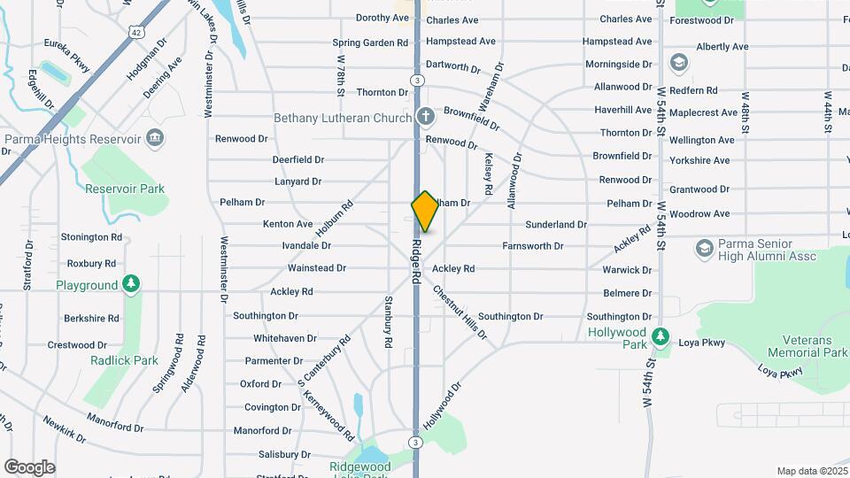 6231 Ridge Rd Map and Location Details