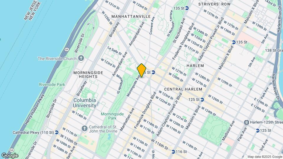361 W 123rd St Map and Location Details